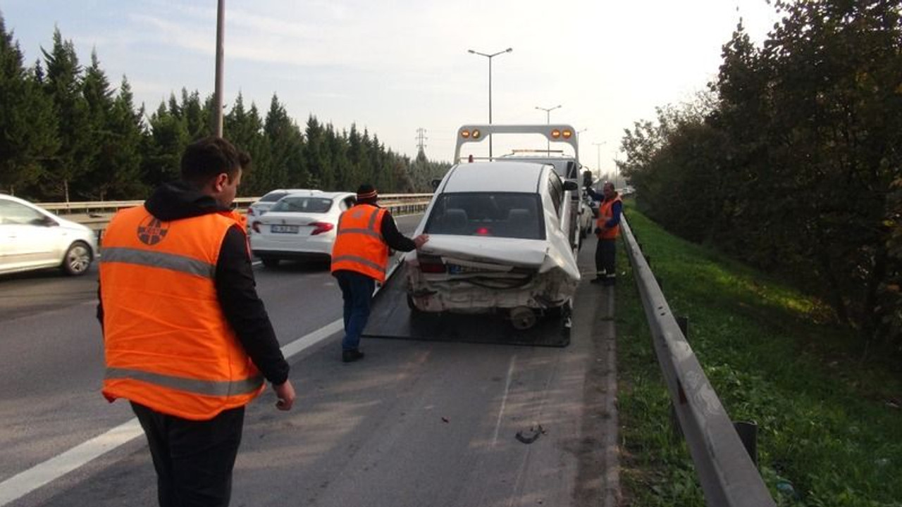 TEM’de kaza: Yaralılar var