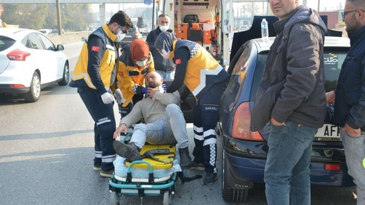 Açılan kaput kazaya sebep oldu