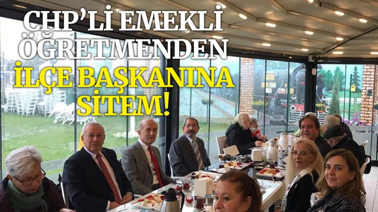 CHP’li emekli öğretmenden Hakan Çakar’a SİTEM!