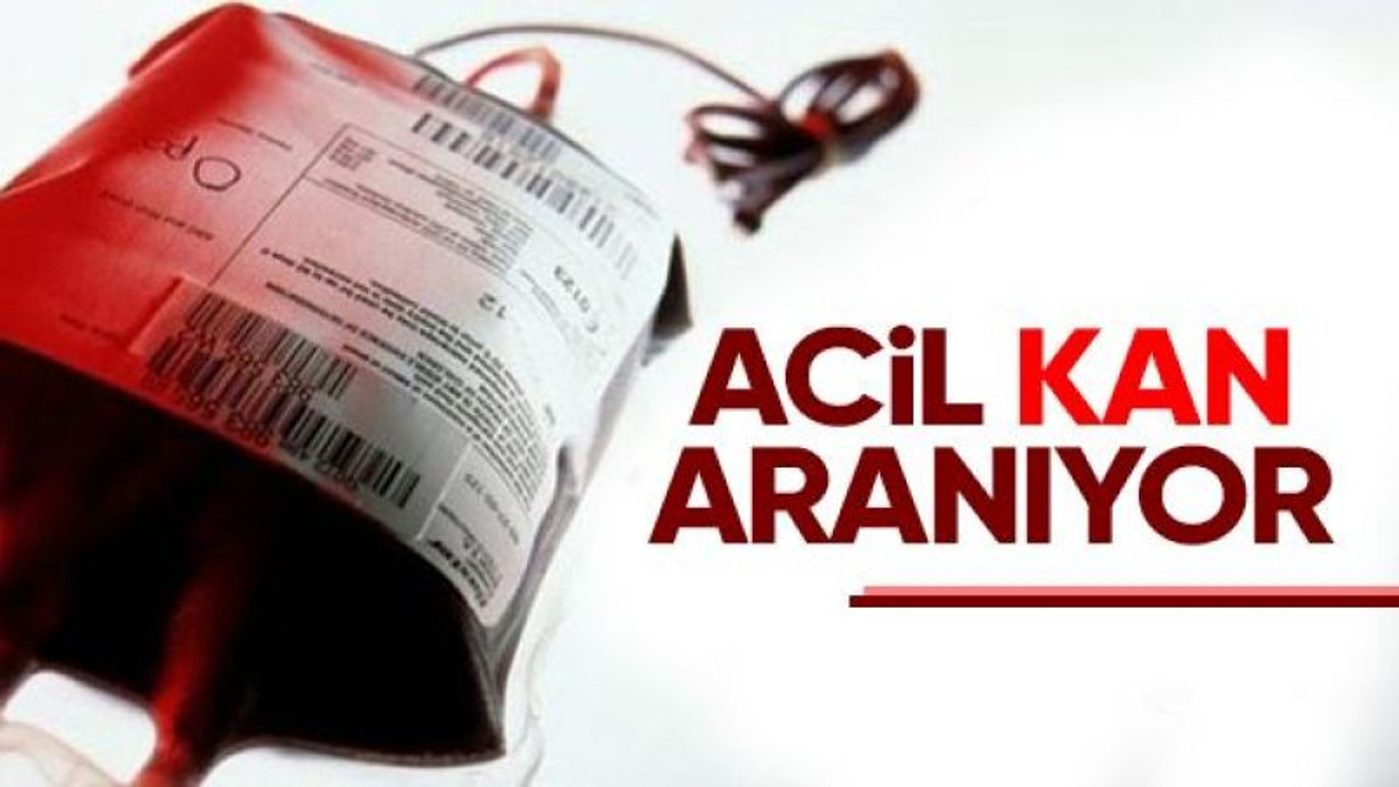 A Rh negatif erkek kan aranıyor!
