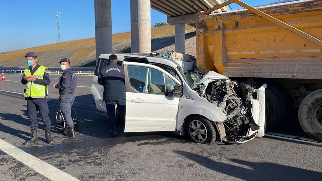 Kuzey Marmara Otoyolu'nda feci kaza: 1 ölü