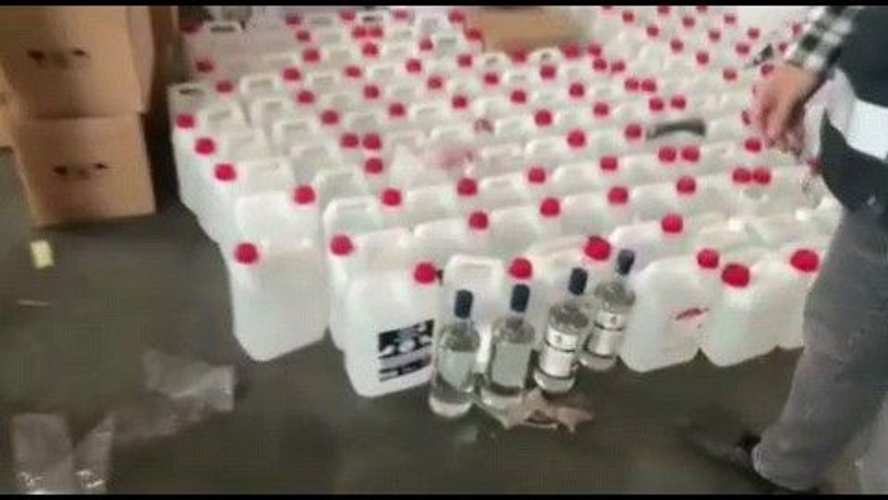 Kocaeli'de yılbaşı öncesi kaçak içki operasyonu