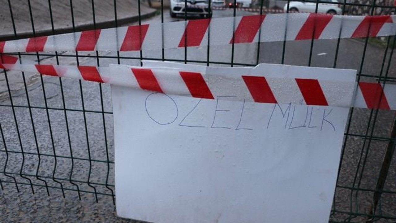 'Arsamdan yol geçti' diyerek işlek yolu trafiğe kapattı