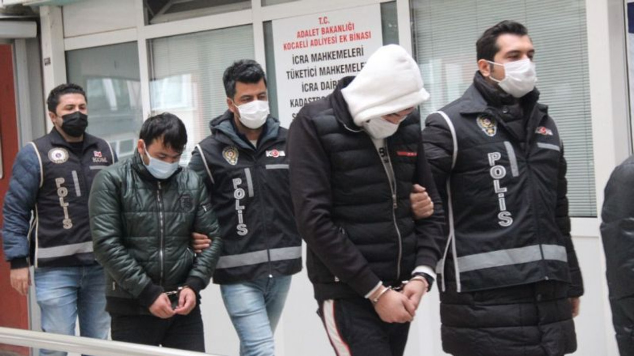 Depoyu kaçak içki üretimhanesine çeviren şüpheliler adliyede