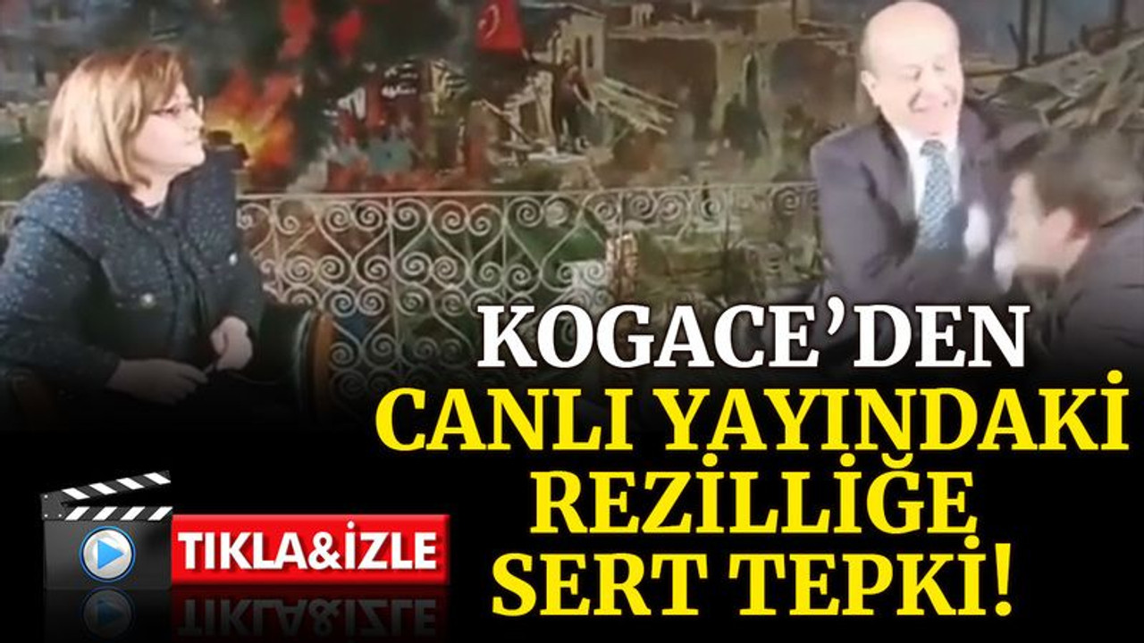 KOGACE’den canlı yayındaki rezalete sert tepki!