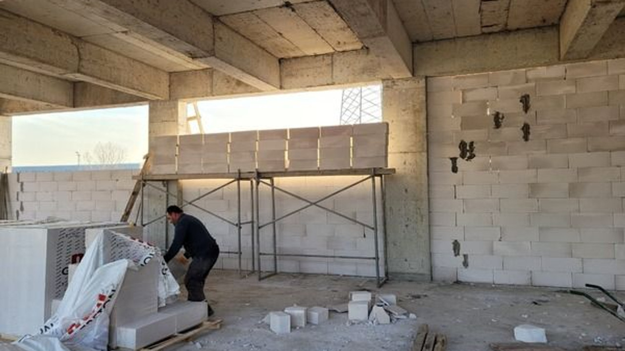 Distilasyon tesisinde montaj çalışmasına başlandı