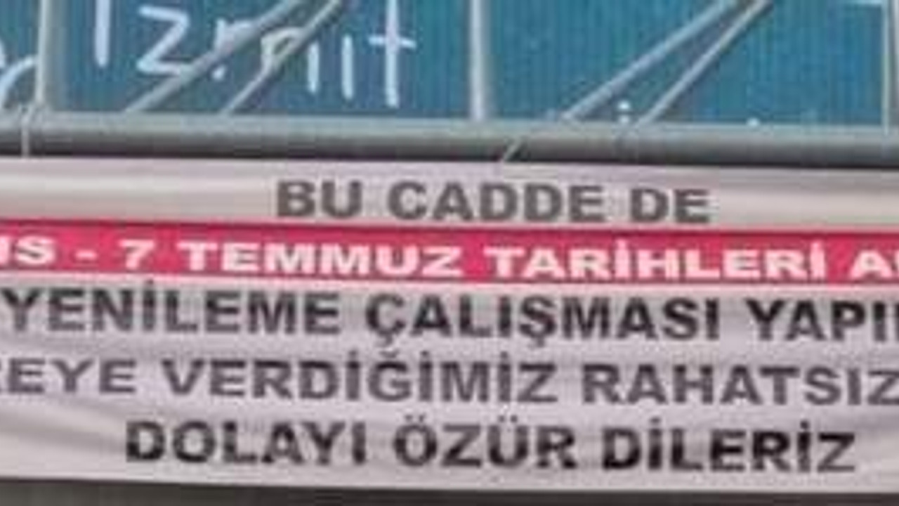 Çalışma 9 aydır bitmedi esnaf çile çekiyor!