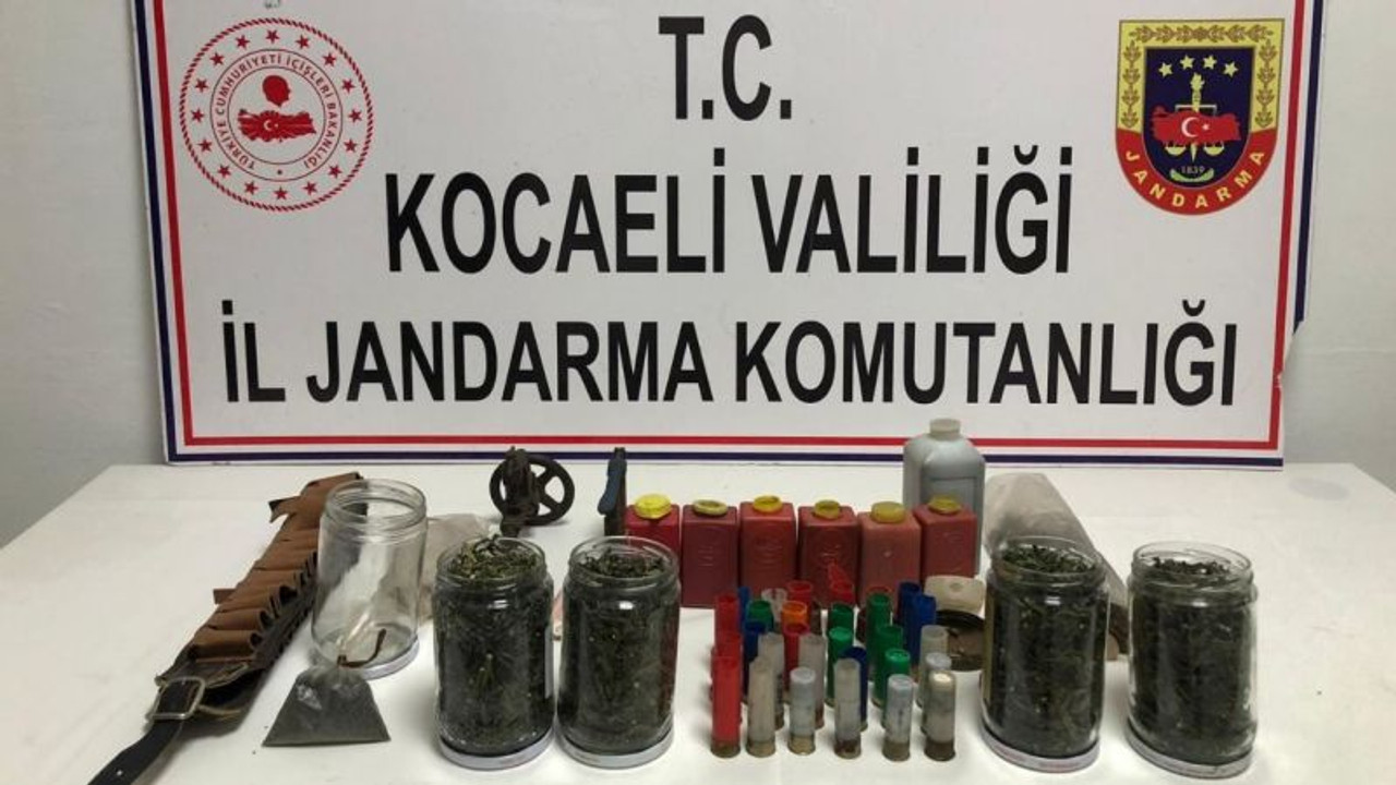 Kocaeli'de uyuşturucu ve patlayıcı madde ele geçirildi
