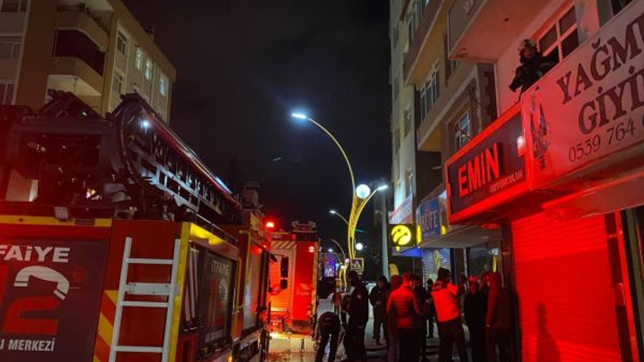Kullanılmayan dairede yangın çıktı