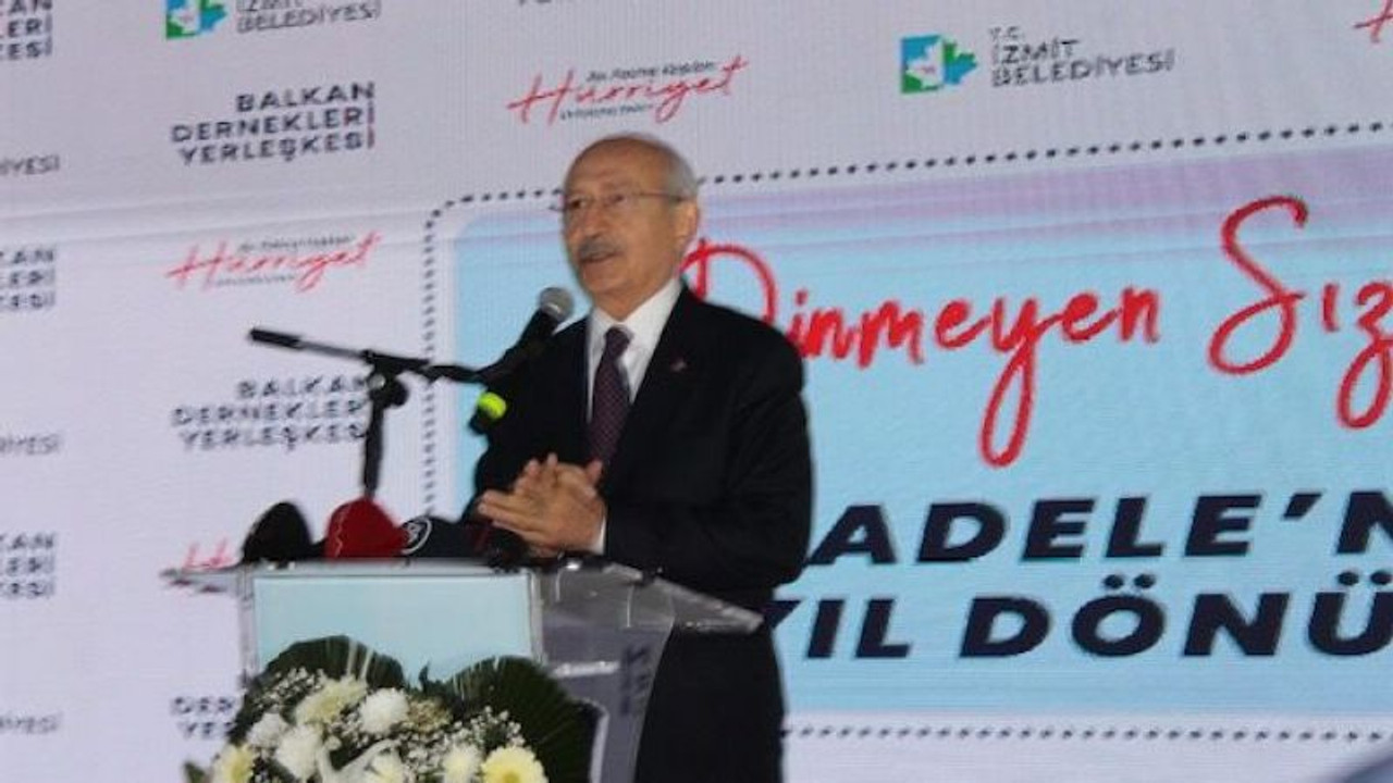 Program uzadı Kılıçdaroğlu iki kelime edip indi