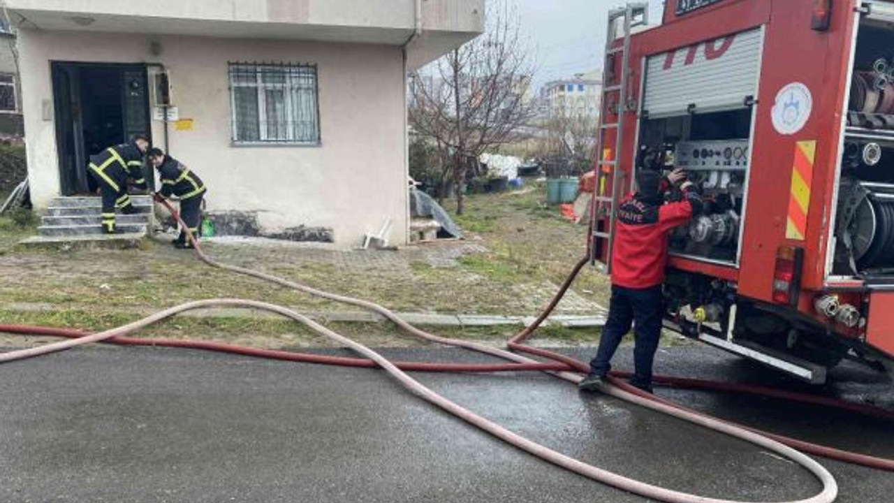 Çatıda çıkan yangın paniğe sebep oldu