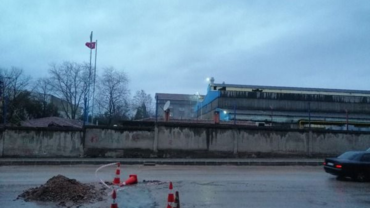Döküm fabrikasında yangın