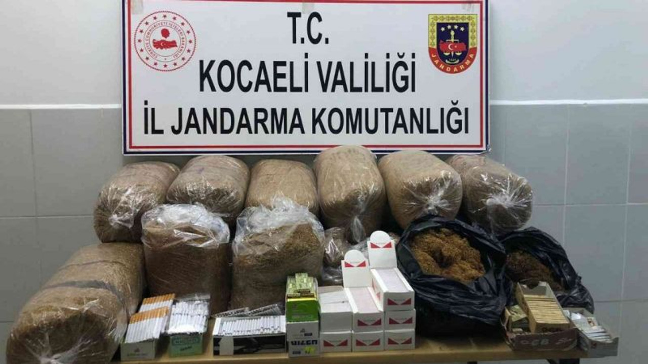 Kaçak sigara operasyonunda 76 kilo tütün ele geçirildi