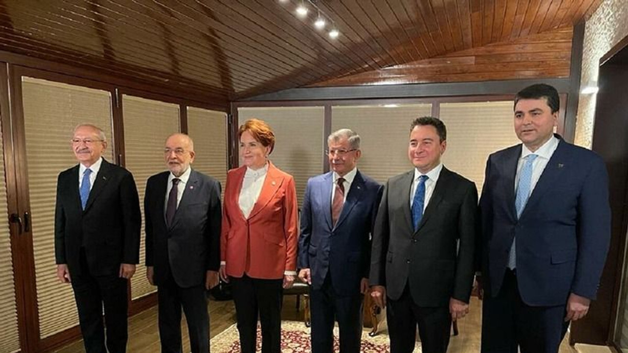 6 muhalefet partisi liderleri imzayı atıyor