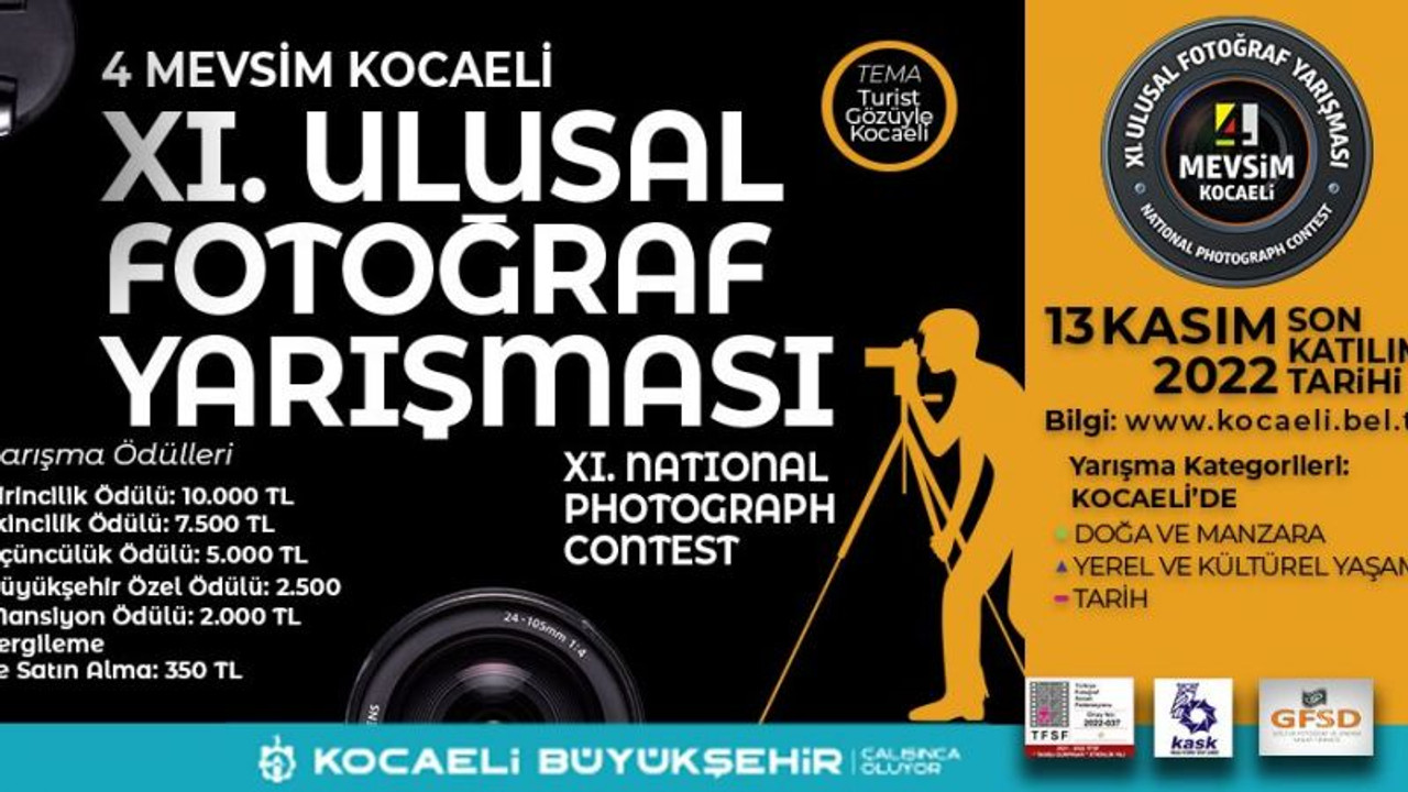 4 Mevsim Kocaeli Ulusal Fotoğraf Yarışması başlıyor