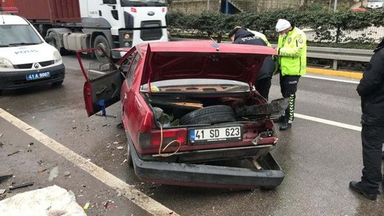 Önce tankere sonra kamyona çarptı!