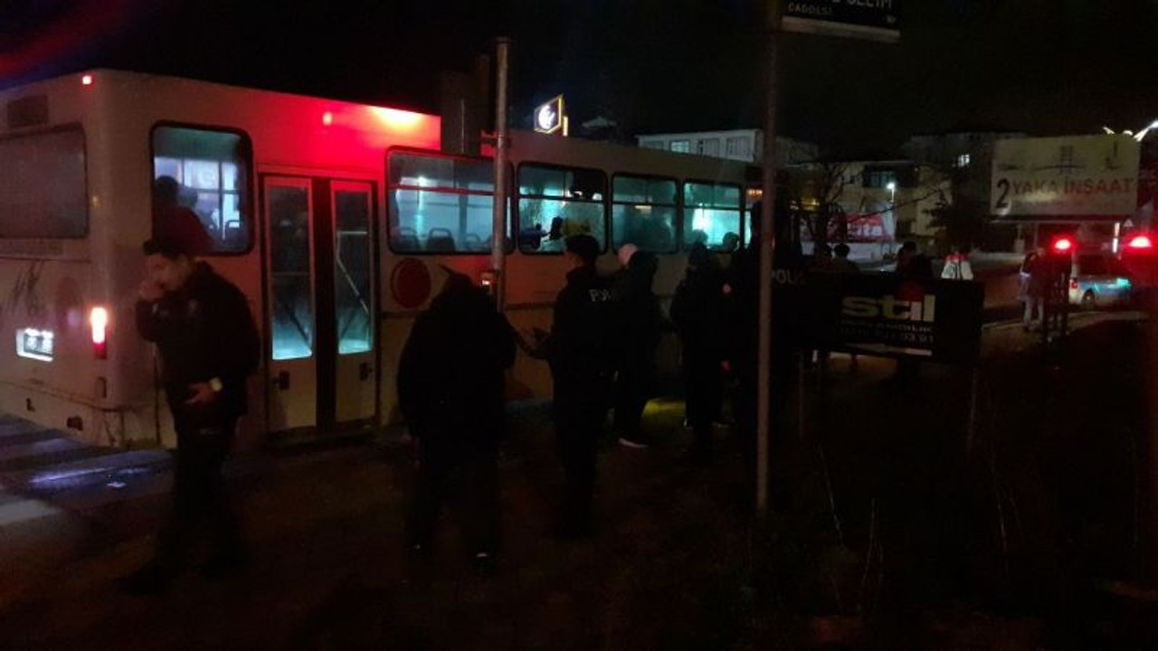 Takım otobüsüne taşlı saldırı