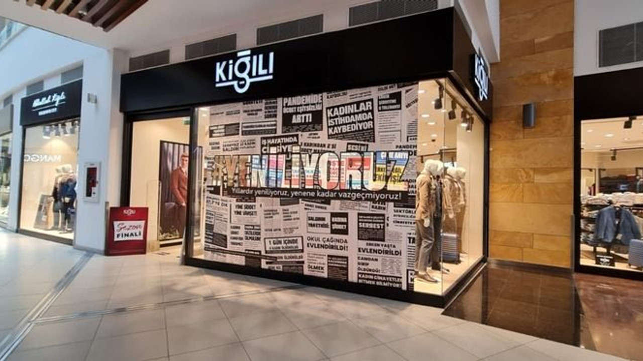 Kavanlar’ın AVM’sinde yaptıkları vitrine bakın!