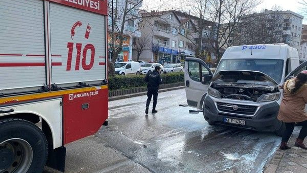 Park halindeyken yanmaya başladı