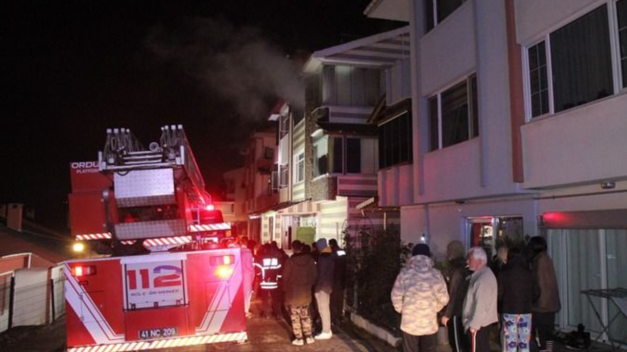 Çıkan yangında dumandan etkilendi!