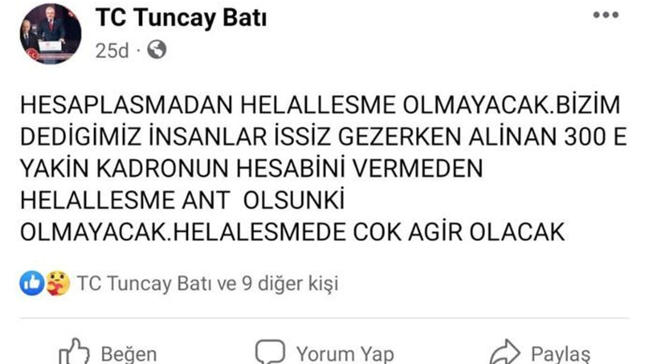 MHP’de kadro kavgası! “Hakkımı helal etmiyorum”