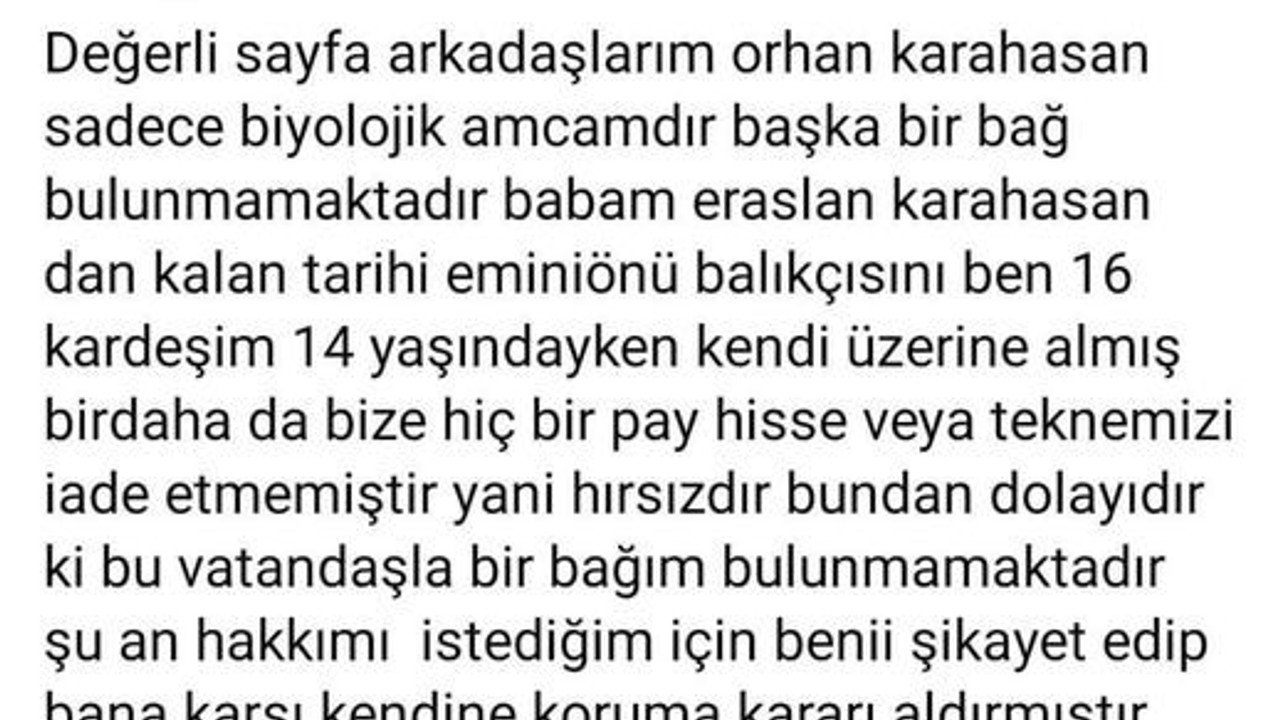 Eminönü Balıkçısı’na mirasçı çıktı!