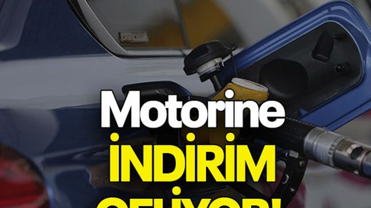 Motorine İNDİRİM GELİYOR!