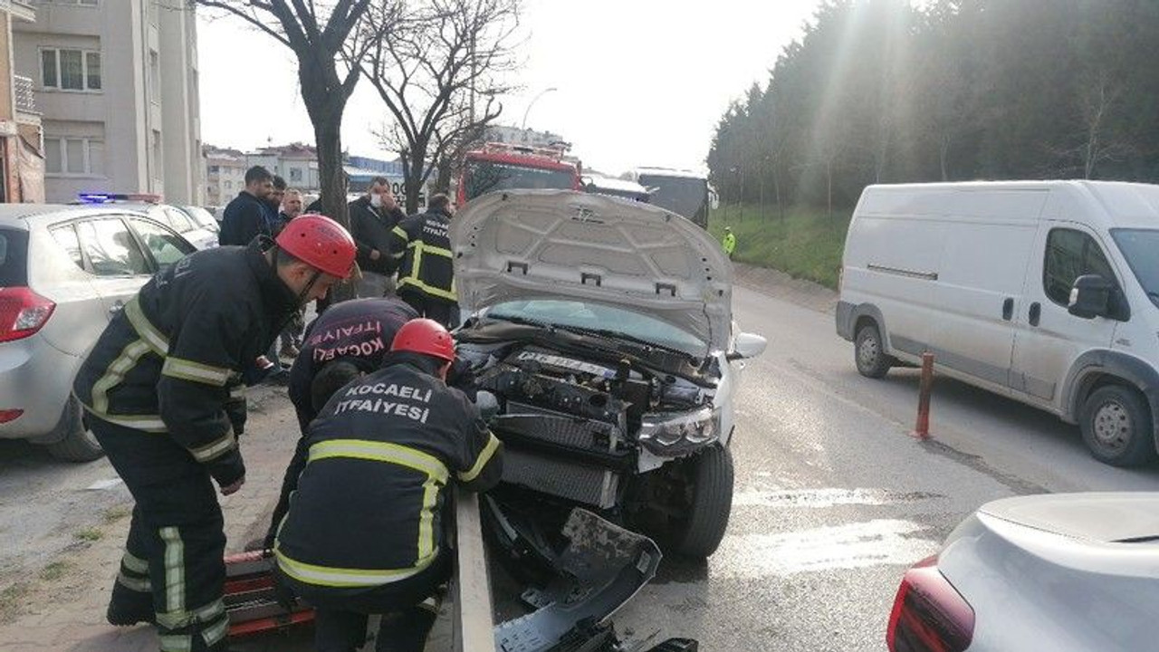Bu kazadan burnu bile KANAMADAN KURTULDU!