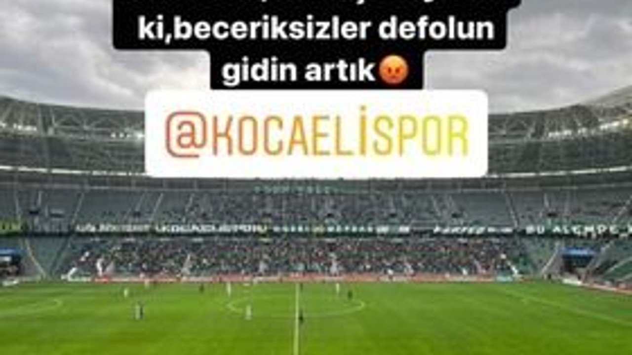 Ülkücü başkan Kocaelispor yönetimine verdi veriştirdi