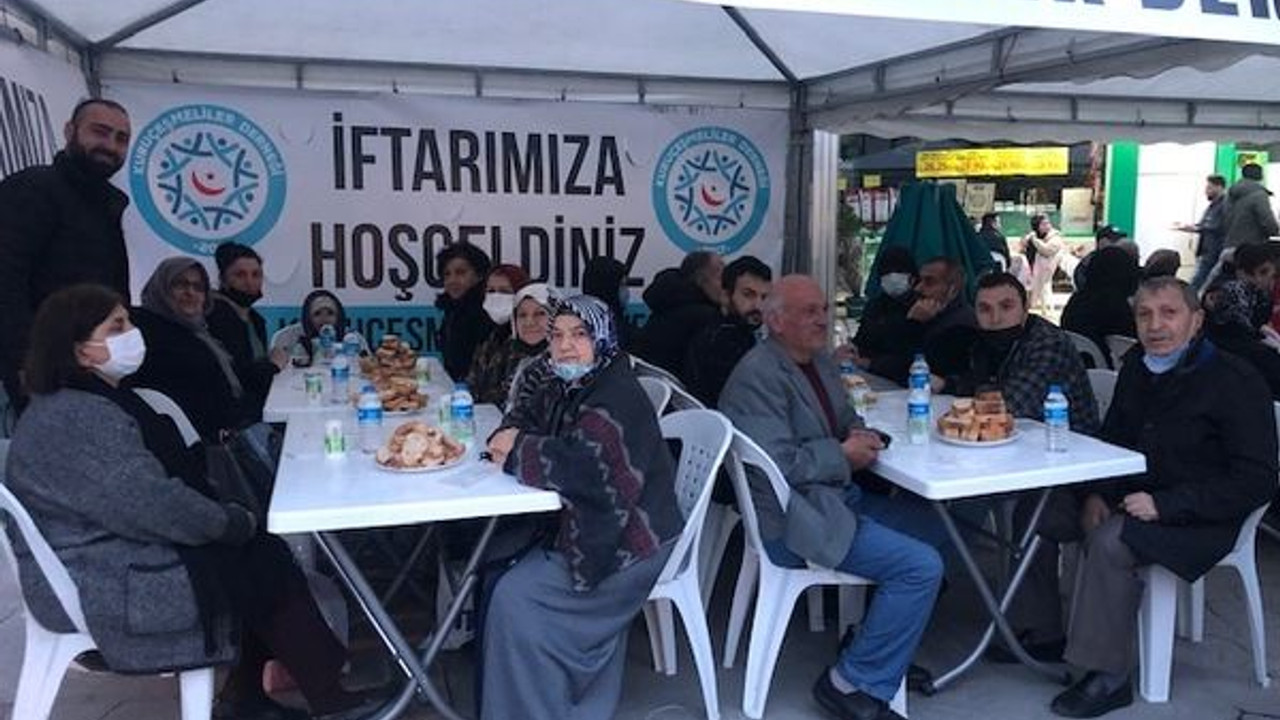 Ne parti ne belediye… Burası Kuruçeşmeliler’in iftar çadırı!