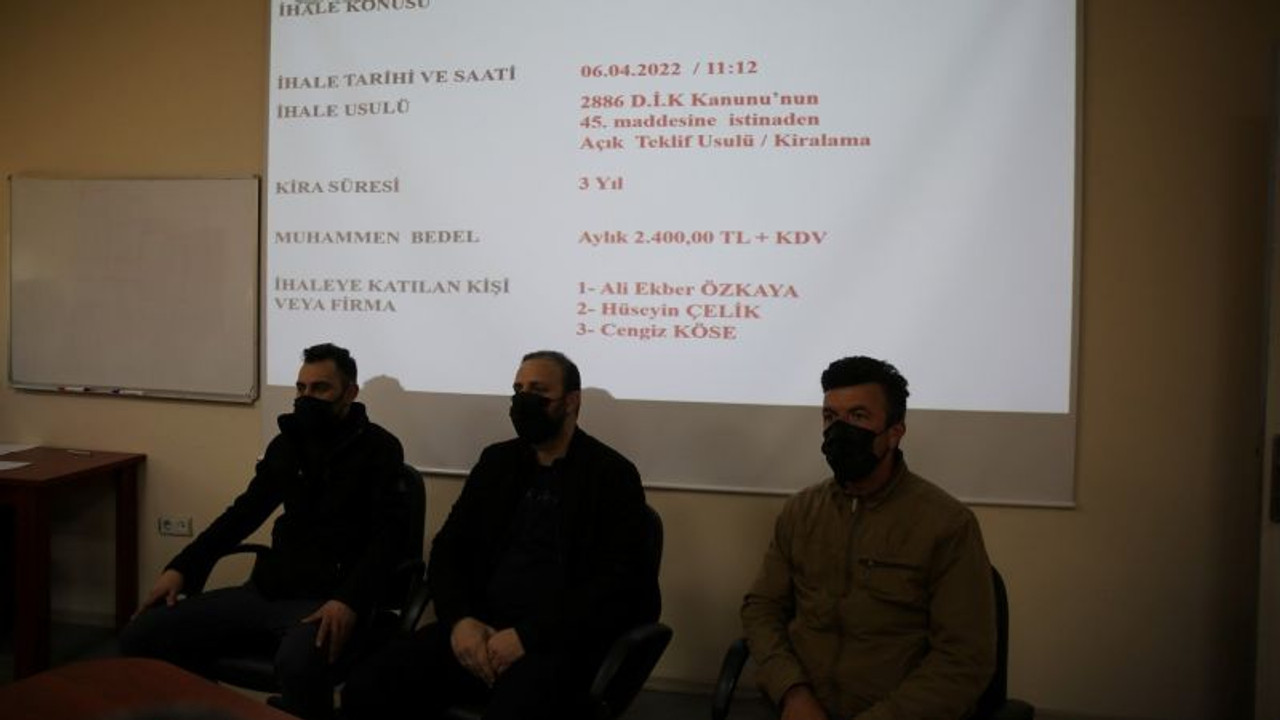 Encümen'de 5 işyeri kiralandı