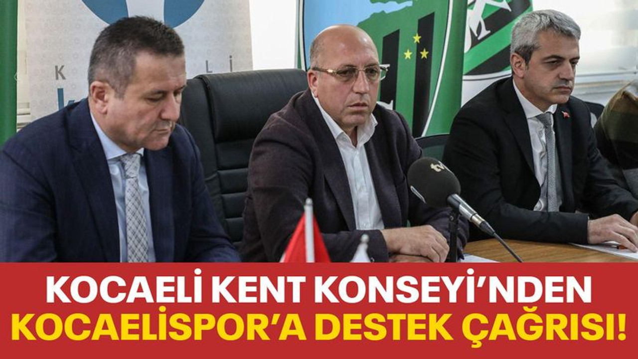 Kocaeli Kent Konseyi’nden Kocaelispor’a destek çağrısı!