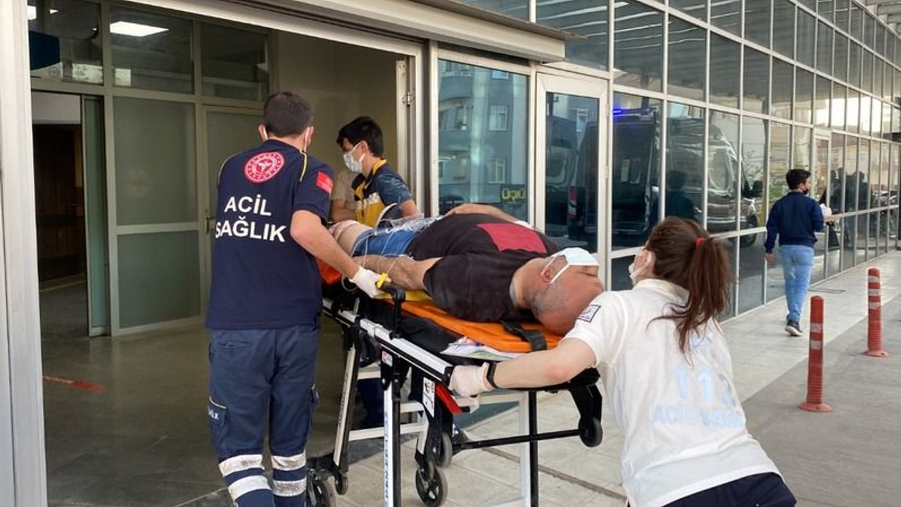 Fabrikada silahlı saldırıya uğrayan ŞAHIS YARALANDI