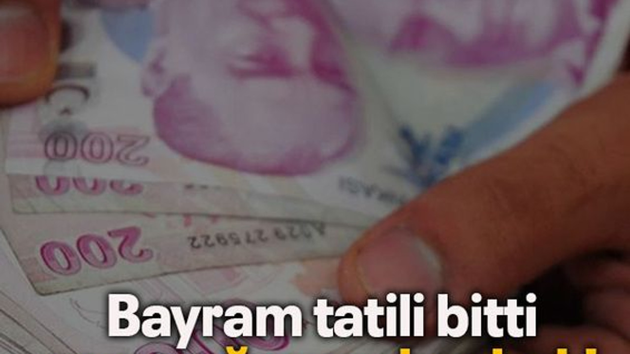 Bayram tatili bitti, zam yağmuru başladı!