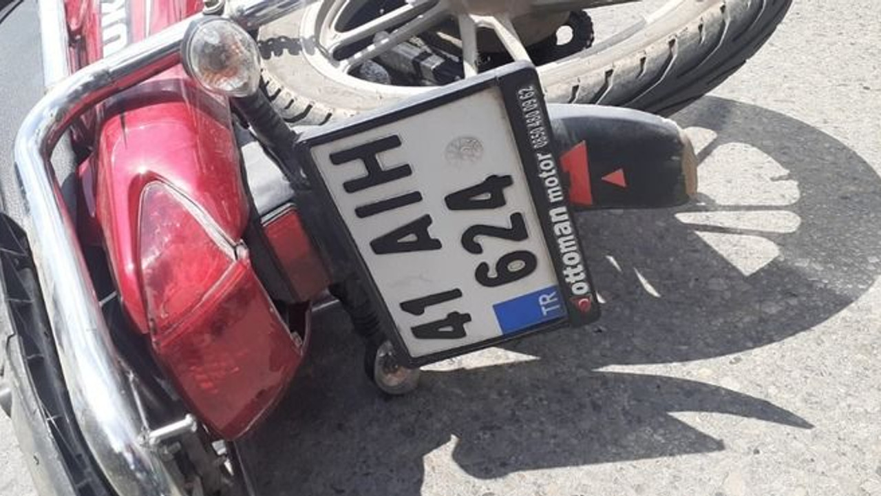 Cip ile çarpışan MOTOSİKLETİN SÜRÜCÜSÜ YARALANDI