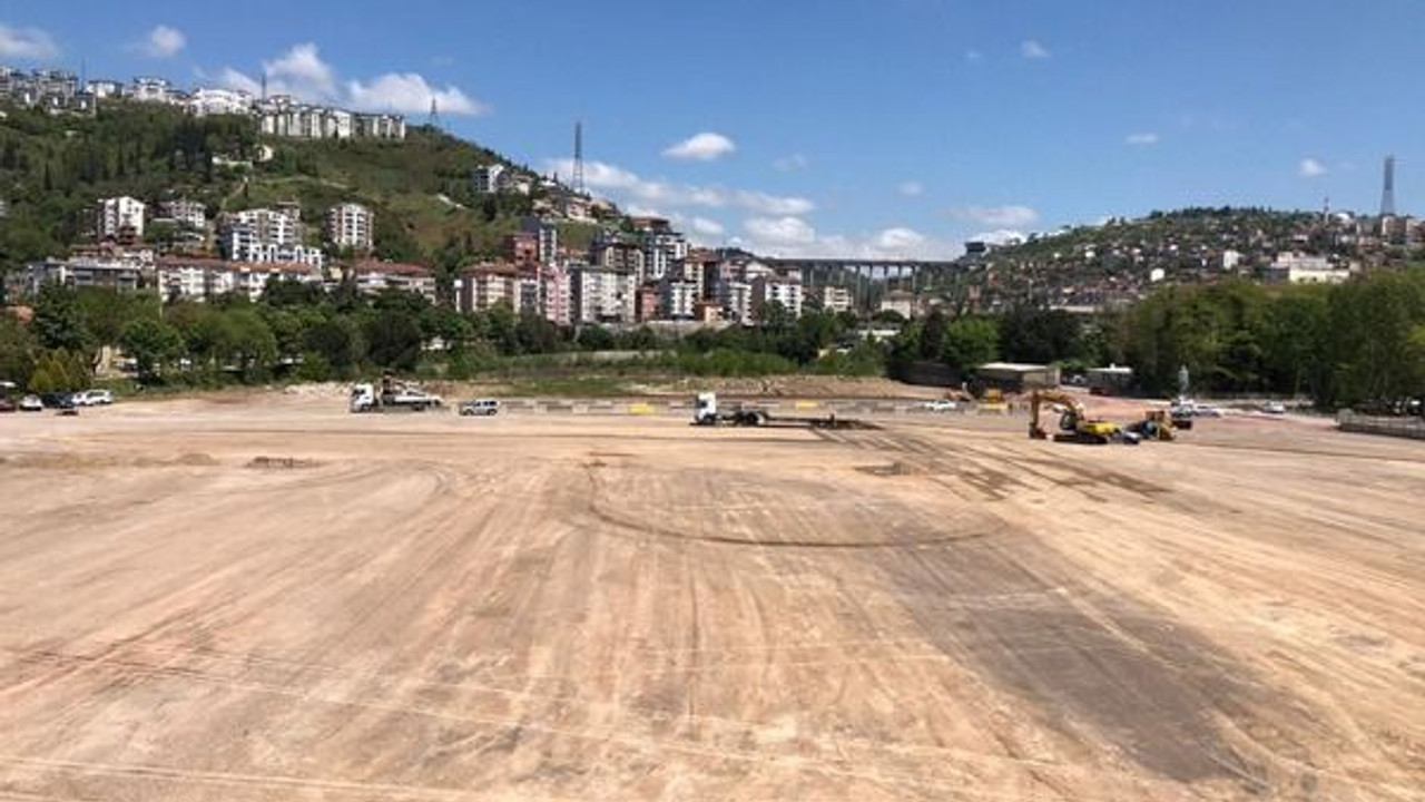 Kitap fuarı için otopark hazırlanıyor
