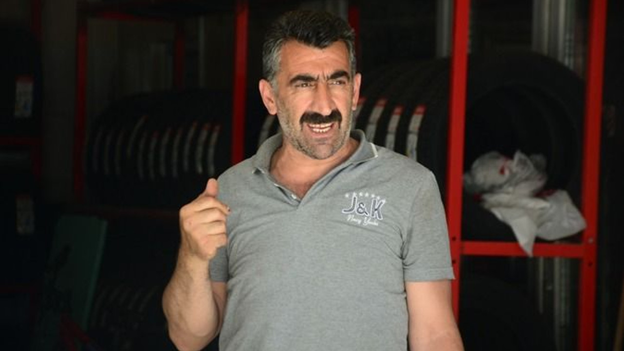 Oto lastikçinin fareyle imtihanı