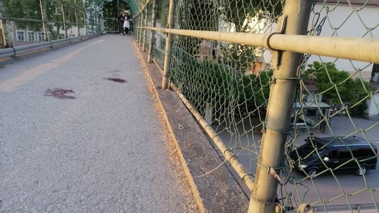 Üst geçitte silahlı saldırıya uğradı!