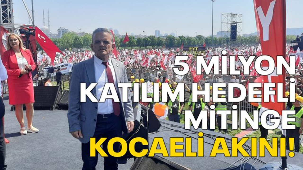 EYT mitingine Kocaeli’den akın var!