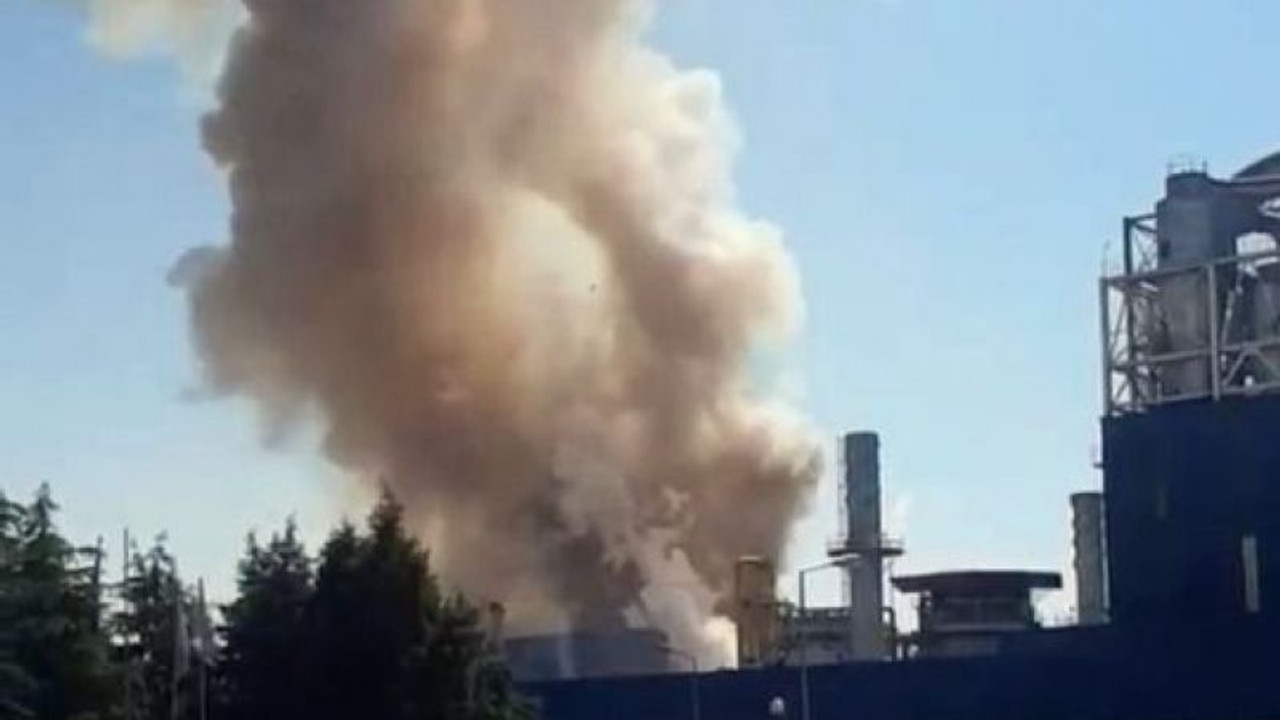 Fabrikadaki buhar kazanı işte böyle patlamış