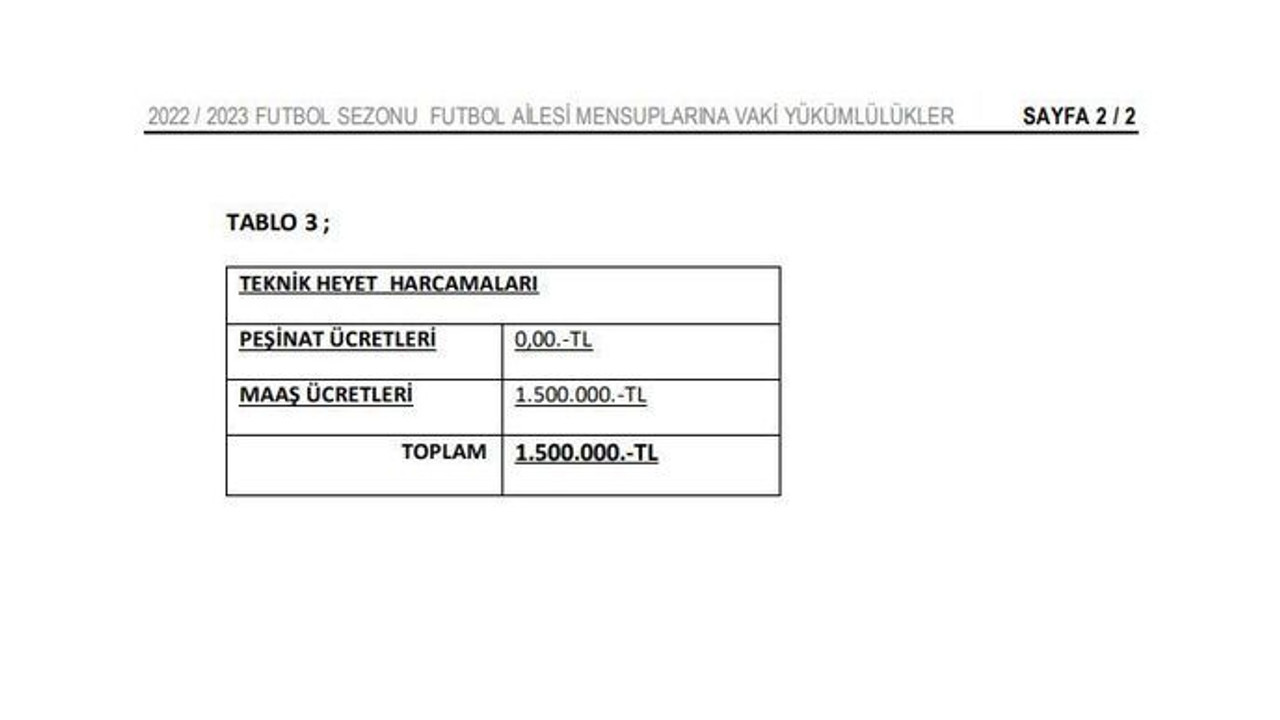 İşte Kocaelispor’un mali tablosu!