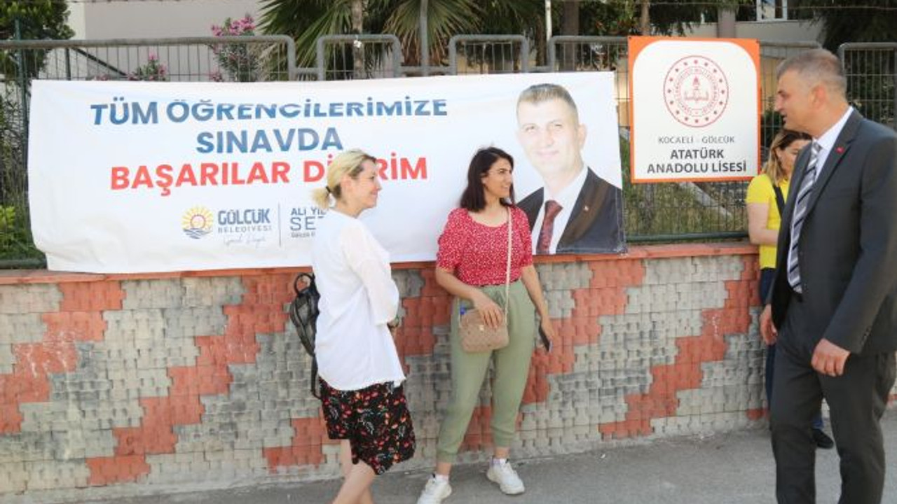 Sınava giren öğrencilere Yıldırım'dan moral