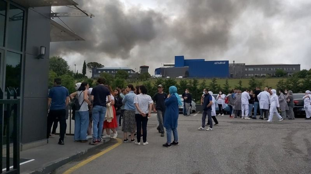 Kocaeli'de Kimya fabrikasında BÜYÜK YANGIN