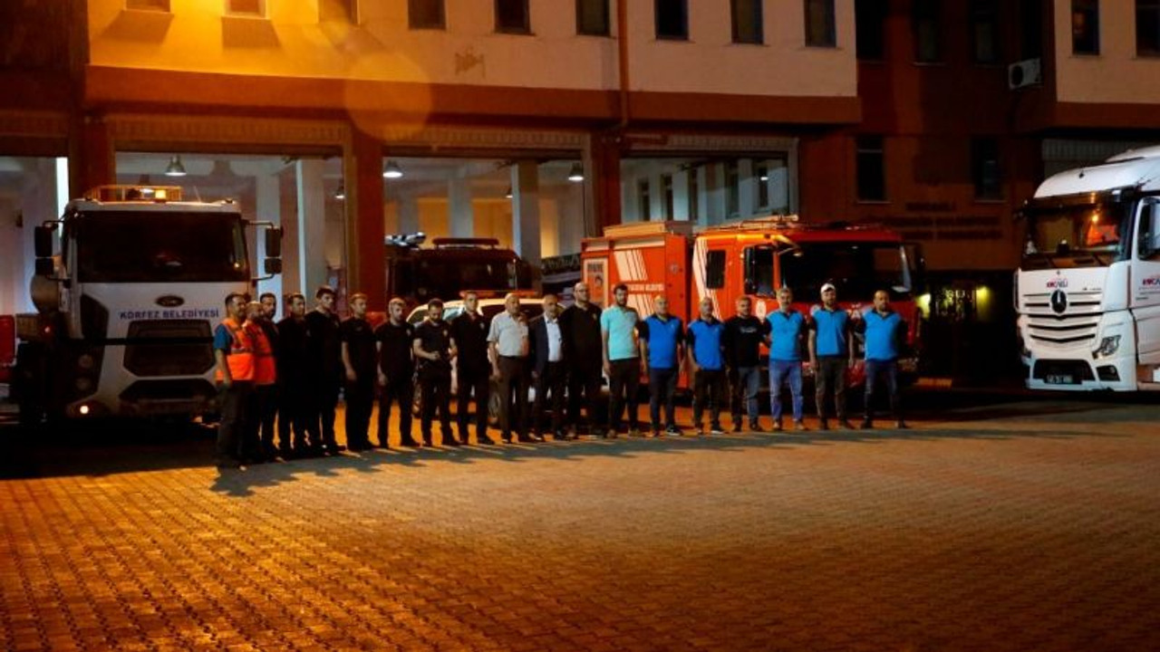 Büyükakın, Marmaris'e destek için araç ve ekip gönderdi