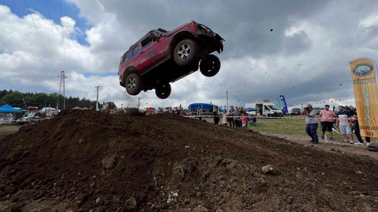 Kocaeli’de nefes kesen off-road heyecanı