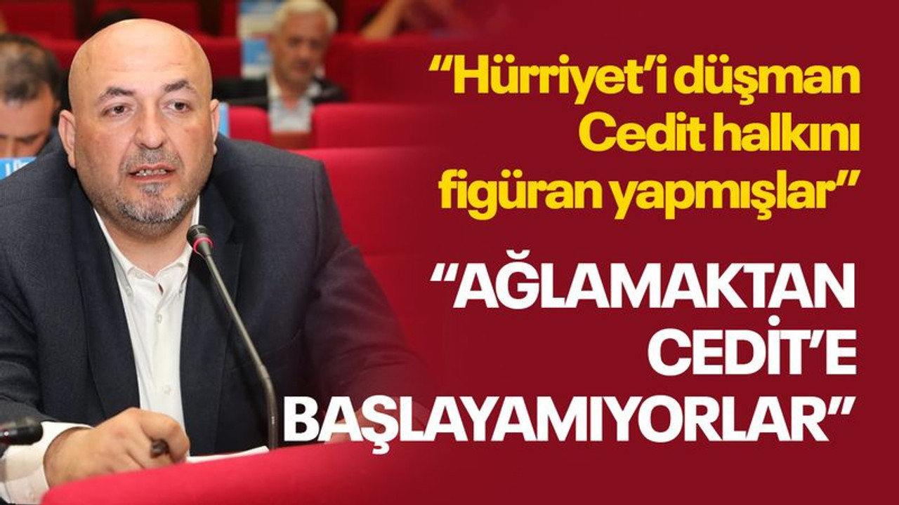 Sarıca: Ağlamaktan Cedit'e başlayamıyorlar