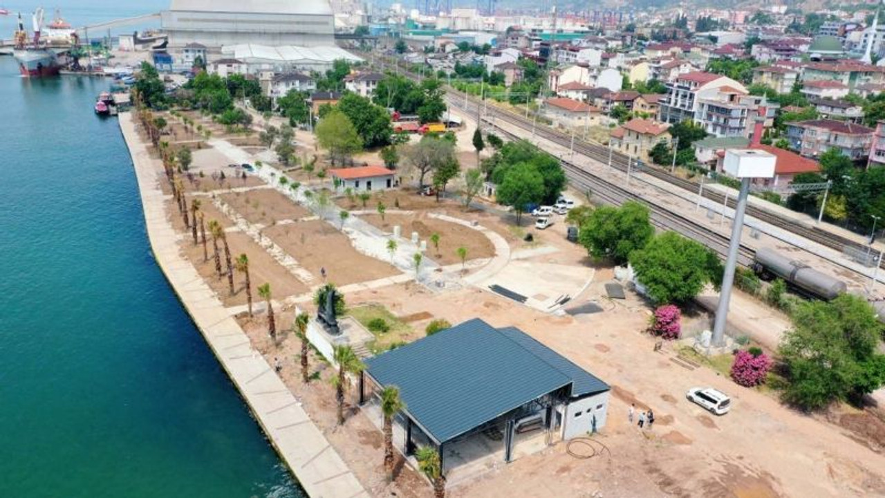 Körfez Atalar Parkında çalışmaları hızla devam ediyor