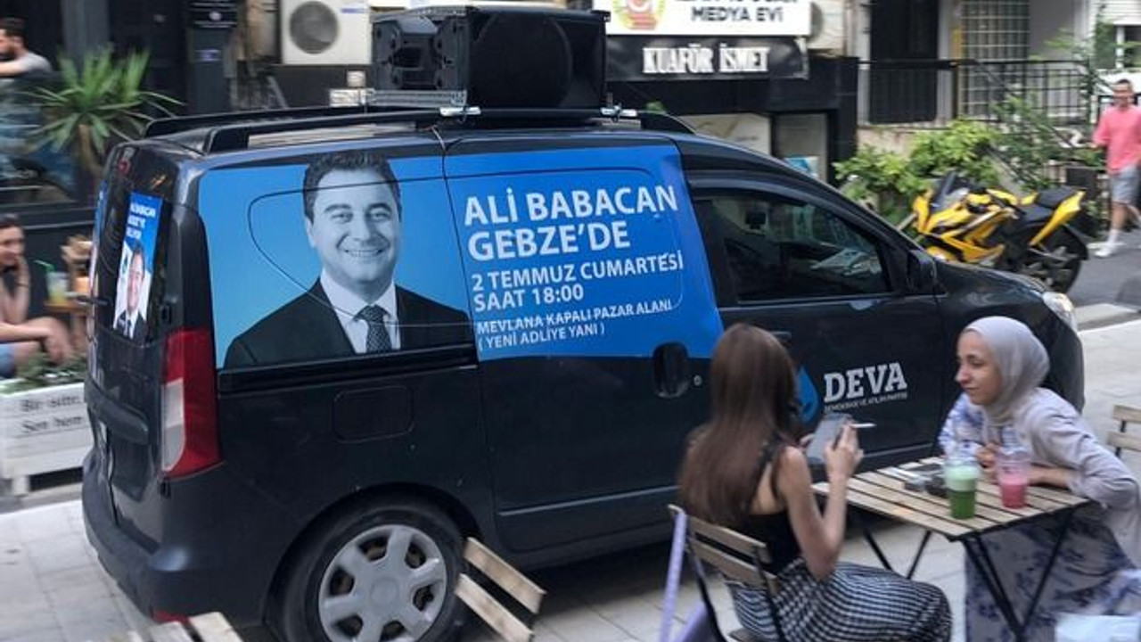 DEVA Partililer ANONS ARACI GEZDİRMEYE BAŞLADI