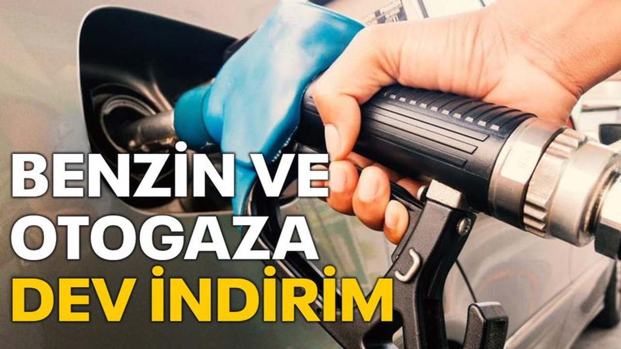 Benzine ve otogaza indirim