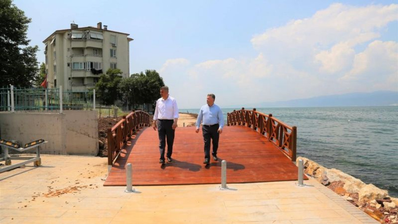 Değirmendere-Halıdere sahil düzenlemesi muhteşem oluyor